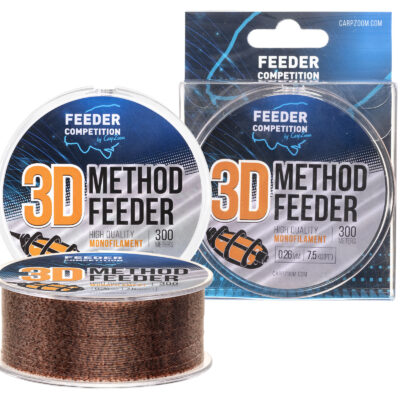 FC 3D Method Feeder zsinór, o 0,23 mm, 300 m, 6,3 kg, 3D hatású