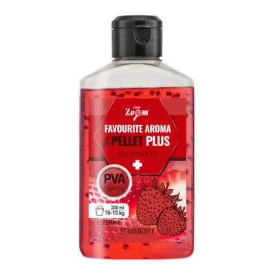 CZ Favourite folyékony aroma pellettel, eper, 200 ml