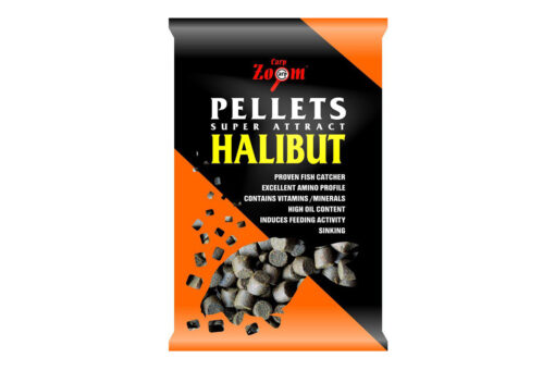 CZ Furat nélküli halibut etetőpellet, 6 mm, halibut, fekete, 800 g