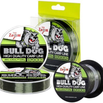 CZ Bull-Dog Monofil pontyozó horgászzsinór, o 0,22 mm, 300 m, 6,9 kg, sötétzöld