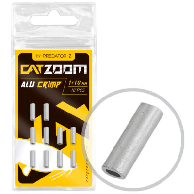 PZ Catzoom krimpelő hüvely, o1x10 mm, 10 db