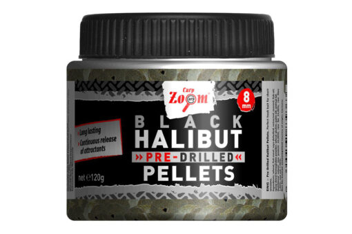 CZ Fekete fúrt halibut horogpellet, 8 mm, halibut, 120 g