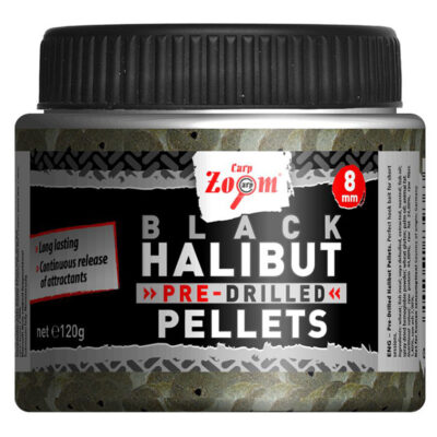 CZ Fekete fúrt halibut horogpellet, 8 mm, halibut, 120 g