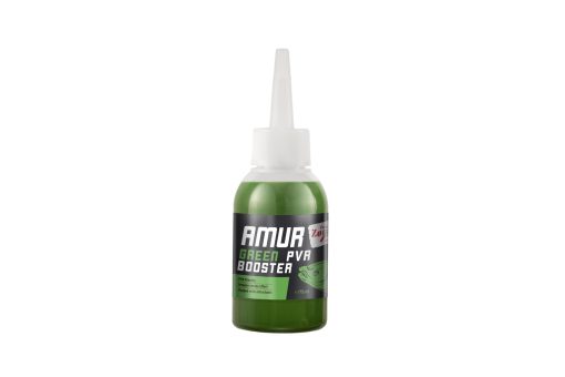 CZ Amur Booster fluo zöld aroma, natúr, 75 ml