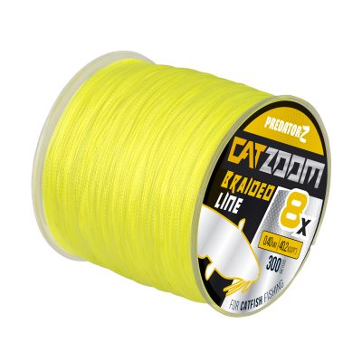 PZ CatZoom 8X fonottzsinór, 0,60 mm, 300 m, 61,0 kg, fluo zöld