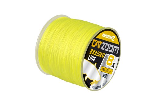 PZ CatZoom 8X fonottzsinór, 0,60 mm, 300 m, 61,0 kg, fluo zöld