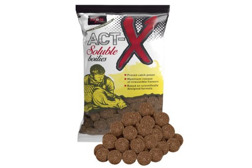 CZ Act-X Soluble oldódó bojli, 24 mm, vanília, tigrismogyoró, 800 g