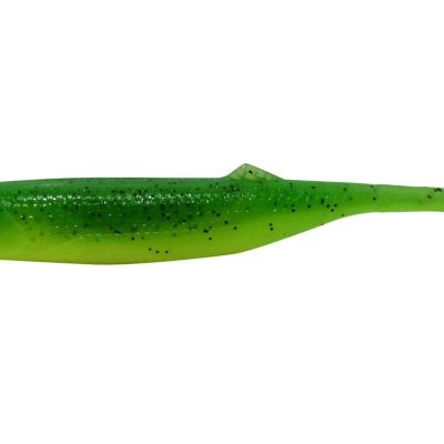PZ Longtail Killer gumihal halas aromával, 10 cm, zöld, 5 db