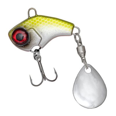 PZ Metal Viber műcsali, 3,4 cm, 20 g, fluo sárga, fehér