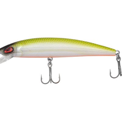 PZ Arrow Minnow wobbler, 9 cm, 9,2 g, fluo zöld, fehér, úszó