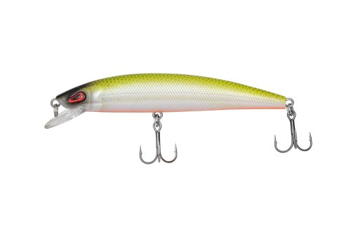 PZ Arrow Minnow wobbler, 9 cm, 9,2 g, fluo zöld, fehér, úszó