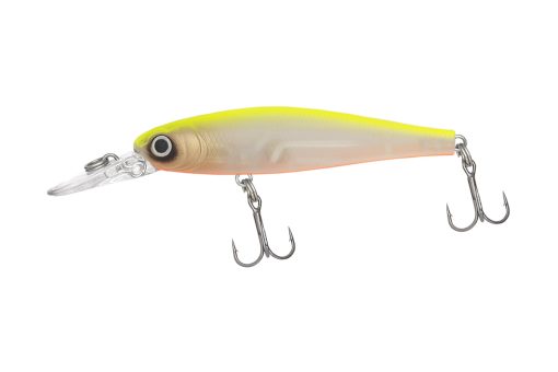 PZ Shotgun Blade wobbler, 6,5 cm, 5,7 g, fluo sárga, fehér, süllyedő