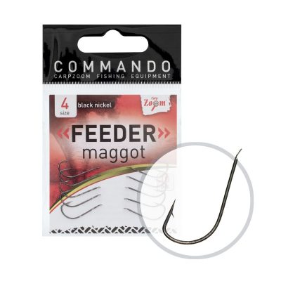 CZ Feeder horog csontkukachoz, #4, 10 db