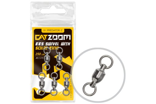 Catzoom csapágyas harcsázó forgó 250 lbs, 8#, 3,8 cm, 5 db