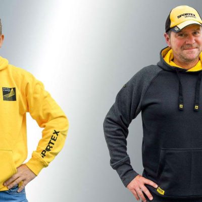 SPORTEX HOODIE SÁRGA/FEKETE XXL