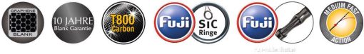 SPORTEX GRAPHENON ULTRA LIGHT 240 1-7gr Fuji Sic K - Image 2