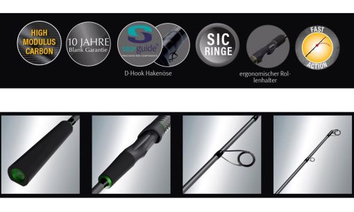 SPORTEX JIG-XPERT ZANDER BAITCAST 210 8-29gr - Image 2