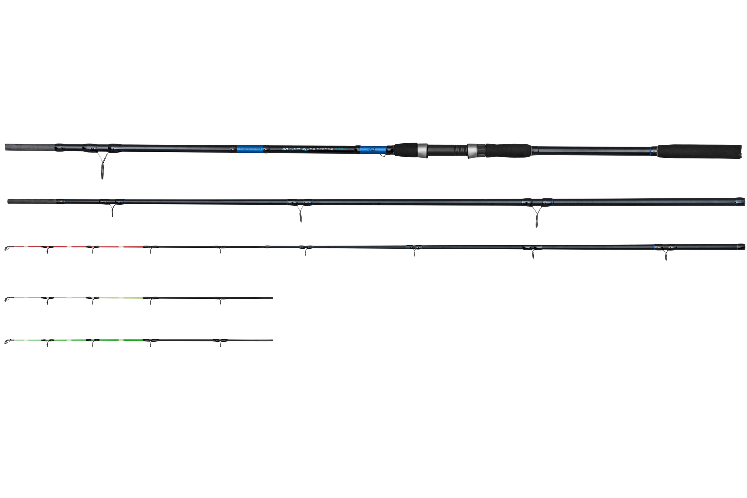 FC No Limit River Feeder horgászbot, 390 cm, 100-350 g, 3+3 részes