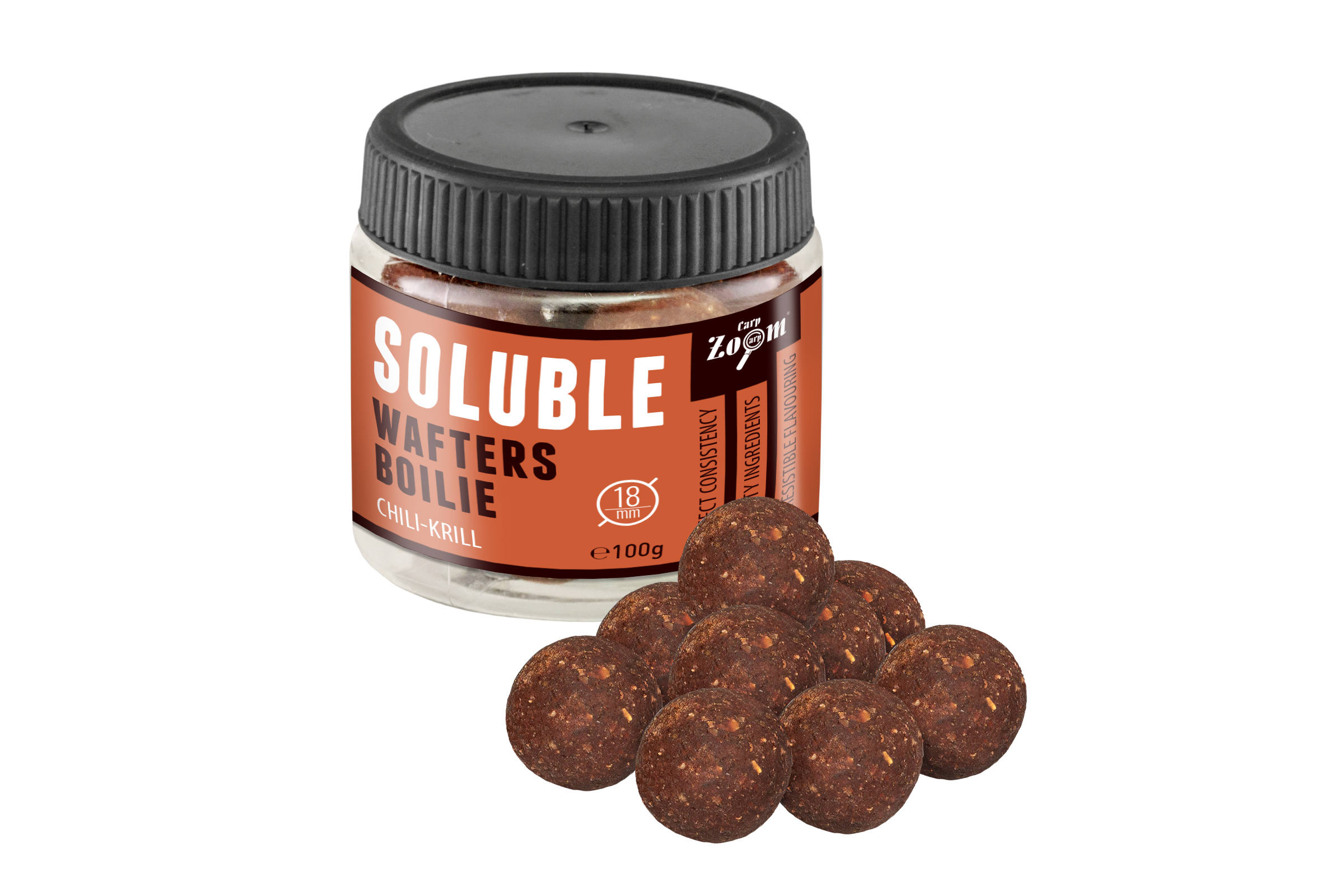 CZ Oldódó wafters bojli, o22 mm, csili, rák, 100 g