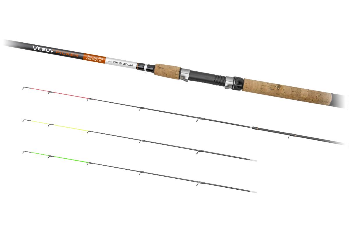 CZ Vesuv Picker horgászbot, 240 cm, 5-15 g, 2+3 részes