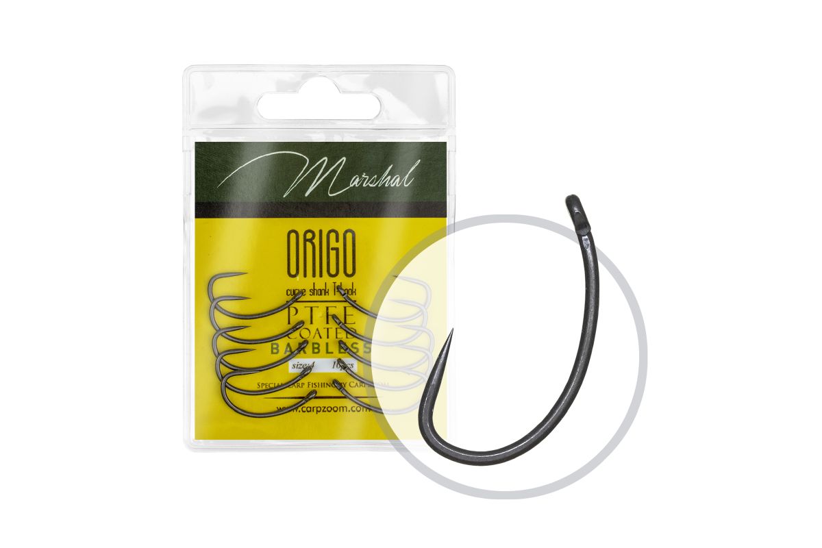 Marshal Origo T szakáll nélküli horog, #4, 10 db