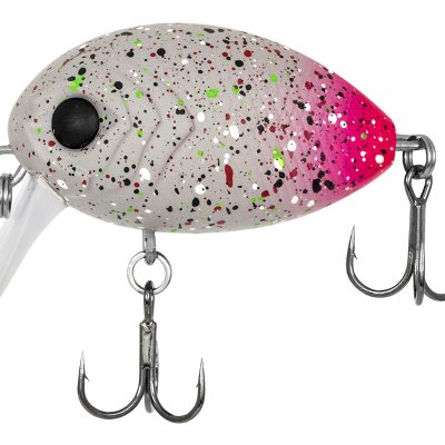 PZ UL Bug wobbler, 3,2 cm, 3,5 g, fehér, rózsaszín, úszó