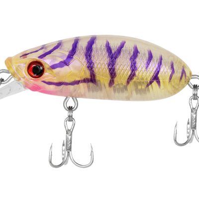 PZ Beetle wobbler, 5 cm, 7,8 g, sárga, fehér, lila, úszó