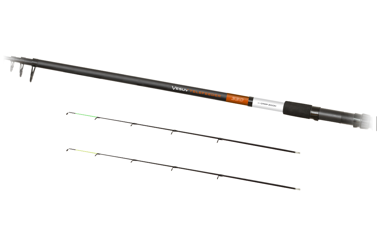 CZ Vesuv Telefeeder horgászbot, 330 cm, 40-90 g, 6+3 részes