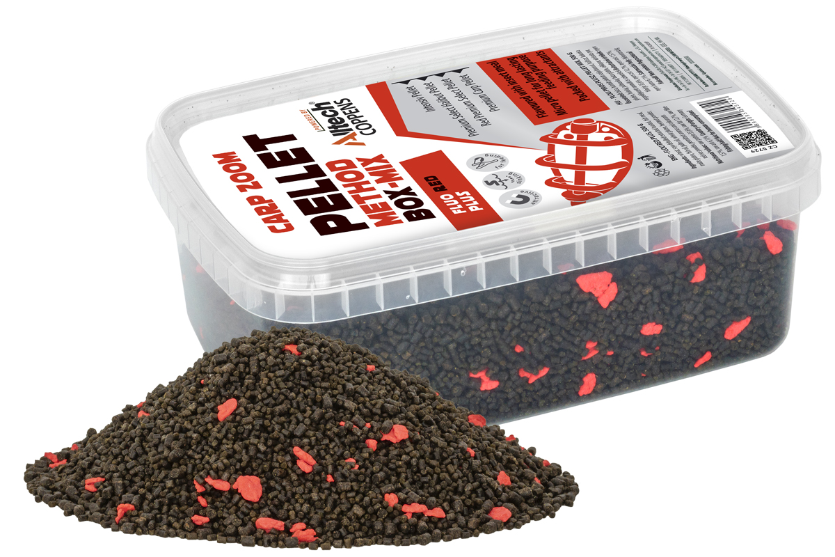 CZ Fluo Red Plus pellet mix, natúr, 500 g