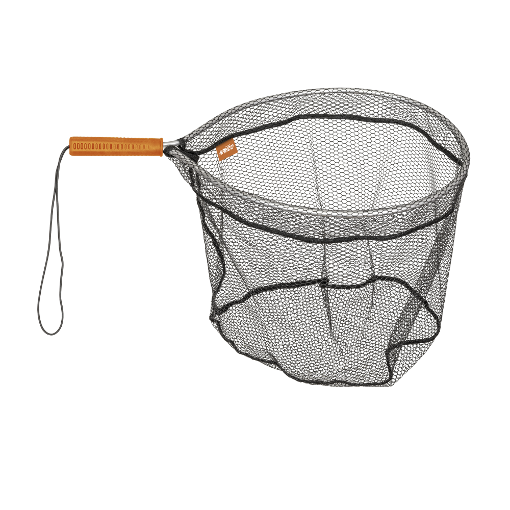 Hanzo Egykezes gumis merítőháló, 47x36/45 cm