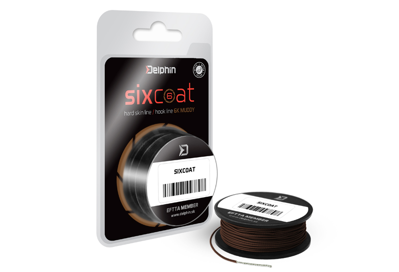 Delphin - SIXCOAT Skin Line muddy fonott előkezsinór