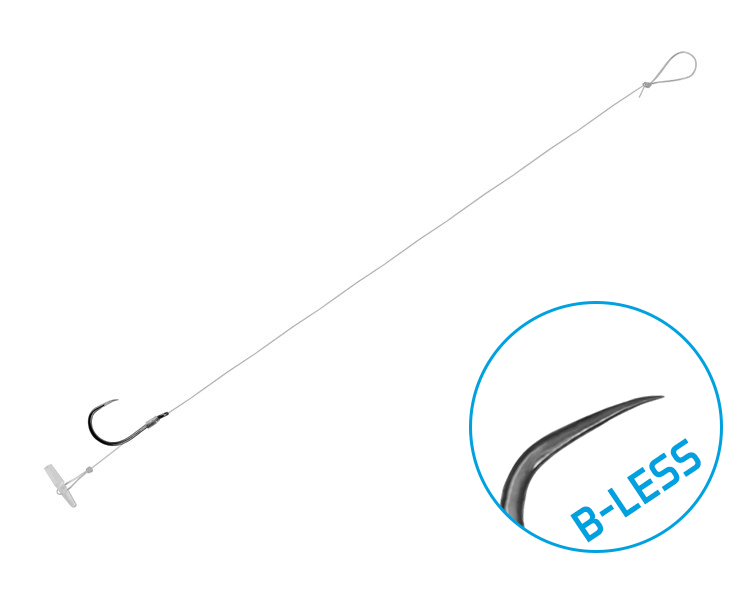 Delphin - Kötött horog FLR Quickstop / 6db