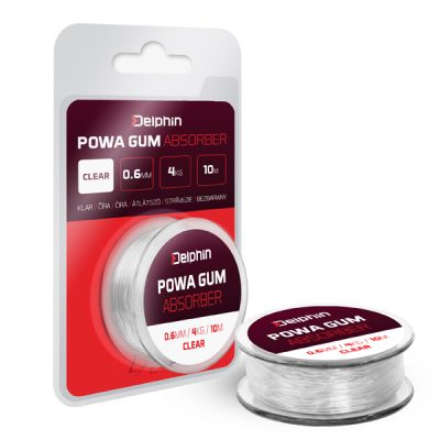 Delphin - POWA GUM Absorber Transzparens monofil előkezsinór