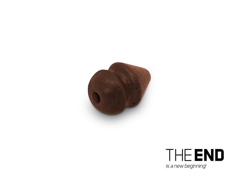 Delphin - Kónuszos gumiütköző THE END Heli Stopper / 15db