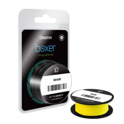Delphin - BOXER 4 / fluo sárga fonott harcsázó főzsinór