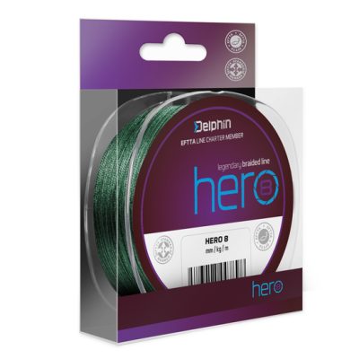 Delphin - HERO 8 / zöld fonott főzsinór