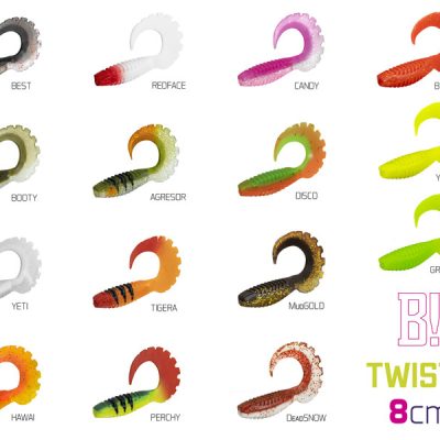 Delphin - Gumihal TWISTA UVs / 5db