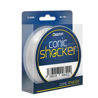 Delphin - Kónuszos dobó előke  Conic SHOCKER / 6x13m monofil előkezsinór