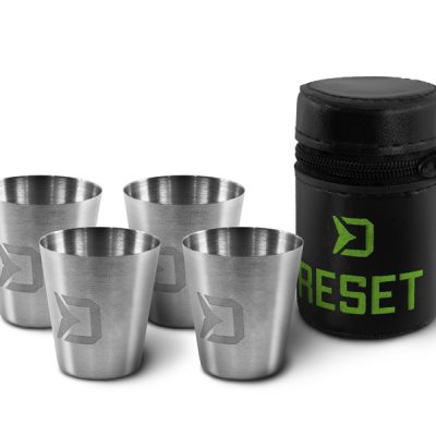 Delphin - Rozsdamentes acél pohár készlet RESET 4in1
