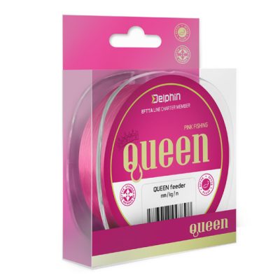 Delphin - QUEEN Feeder / rózsaszín feeder főzsinór