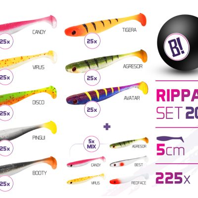 Delphin - BOMB Rippa csali szett 2022 színek 5cm / 225db