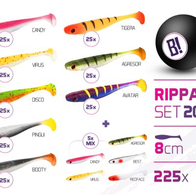 Delphin - BOMB Rippa csali szett 2022 színek 8cm / 225db