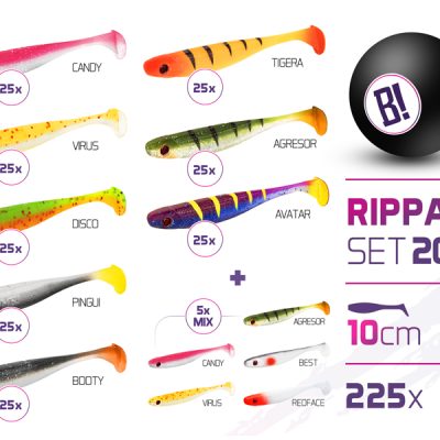 Delphin - BOMB Rippa csali szett 2022 színek 10cm / 225db