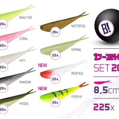 Delphin - BOMB D-SHOT 2022 csali szett 8,5cm / 225db