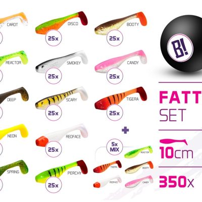Delphin - Műcsali szettek BOMB Fatty 10cm / 350db