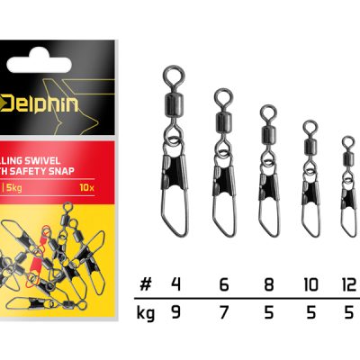 Delphin - Biztonsági forgókapocs / 10db