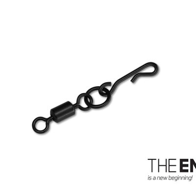 Delphin - THE END Q-Cast Q alakú karikával ellátott forgókapocs / 10 db