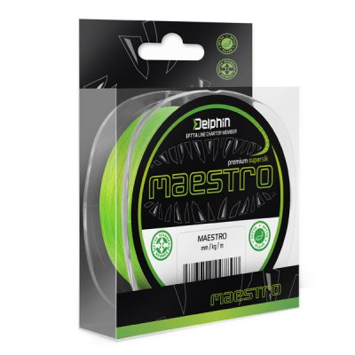 Delphin - MAESTRO / fluo zöld fonott főzsinór