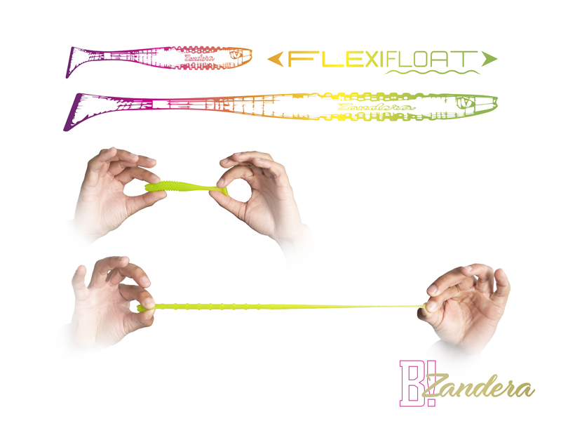 Delphin - Gumihal ZANDERA FlexiFLOAT UVs / 5db - Image 2