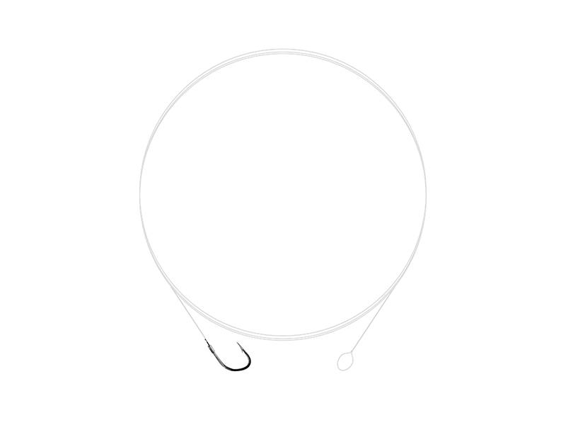 Delphin - Kötött horog FDR LongRIG / 8db - Image 2